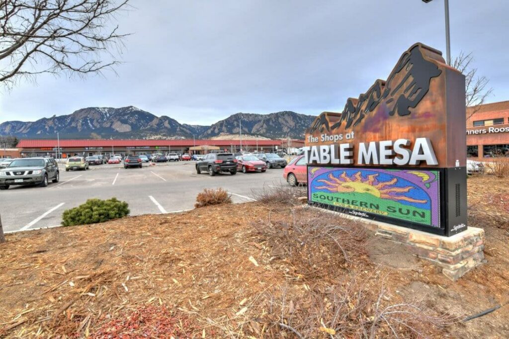 Table Mesa Shopping Center in Boulder Colorado